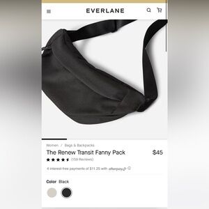 Everlane Fanny pack